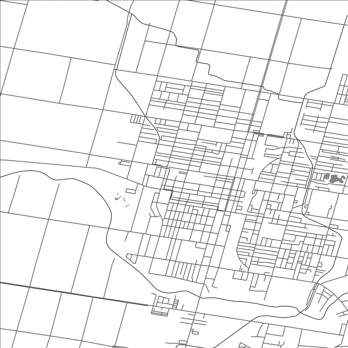 ROAD MAP OF BIBAI, JAPAN BY MAPBAKES
