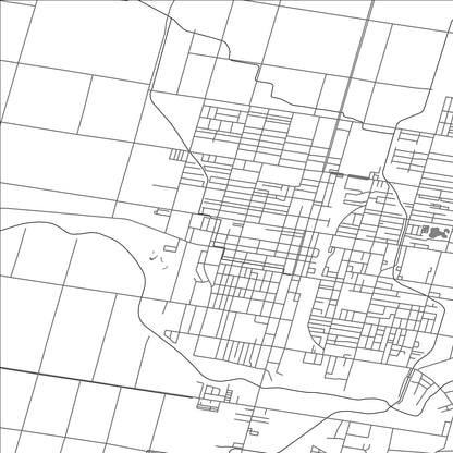 ROAD MAP OF BIBAI, JAPAN BY MAPBAKES