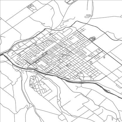 ROAD MAP OF BIEI, JAPAN BY MAPBAKES