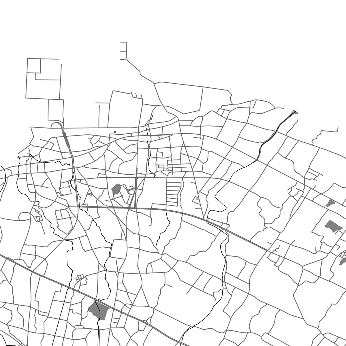 ROAD MAP OF BUZEN, JAPAN BY MAPBAKES