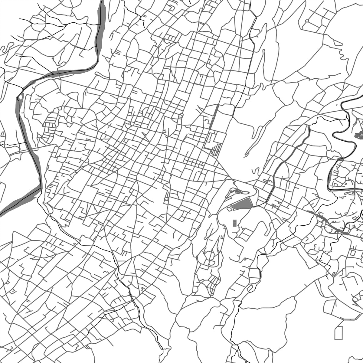 ROAD MAP OF CHICHIBU, JAPAN BY MAPBAKES