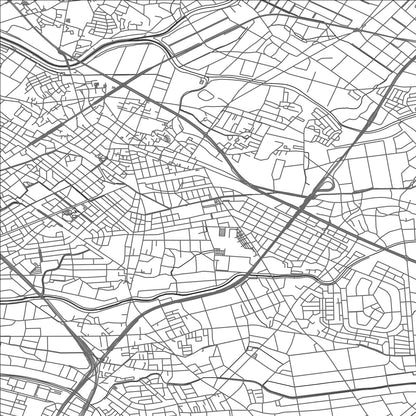 ROAD MAP OF CHIRYU, JAPAN BY MAPBAKES