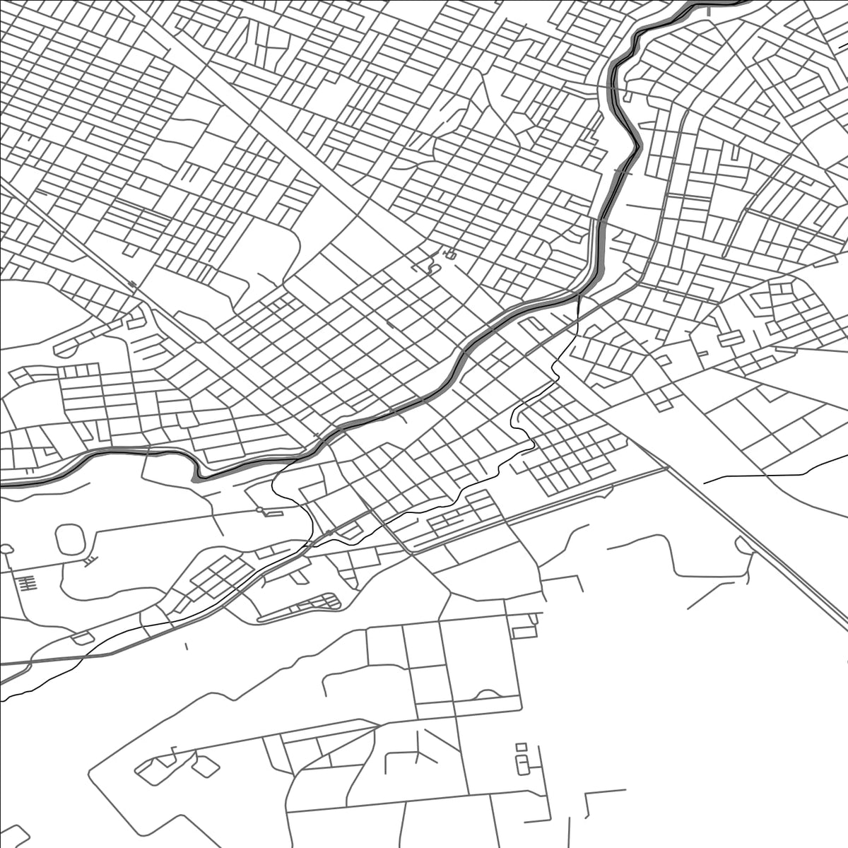 ROAD MAP OF CHITOSE, JAPAN BY MAPBAKES