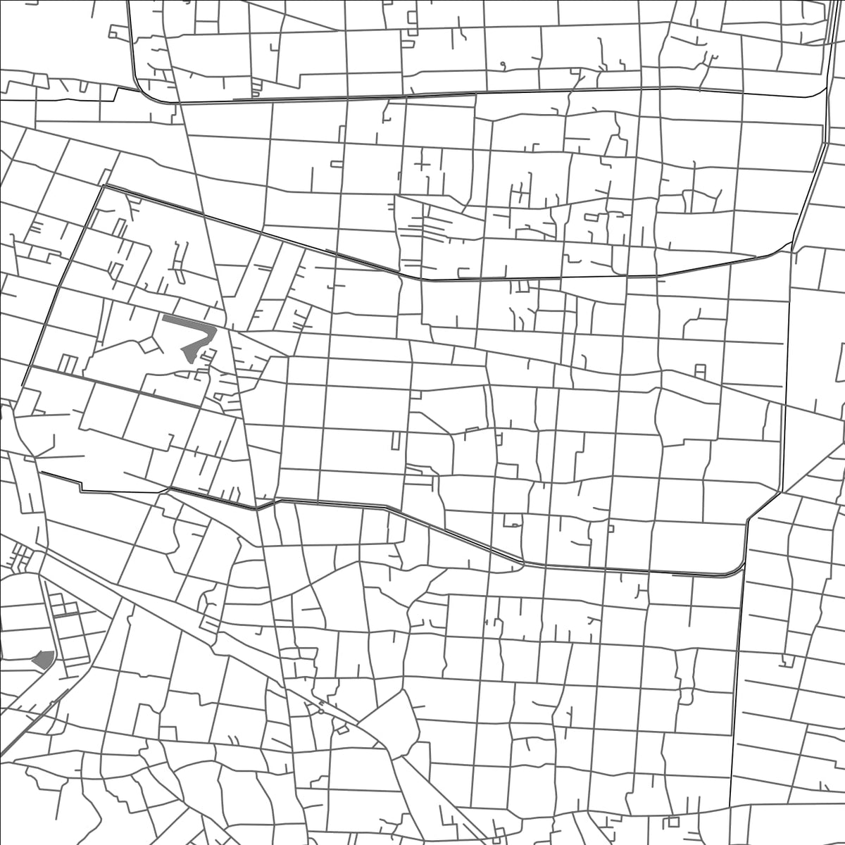 ROAD MAP OF CHOSEI, JAPAN BY MAPBAKES