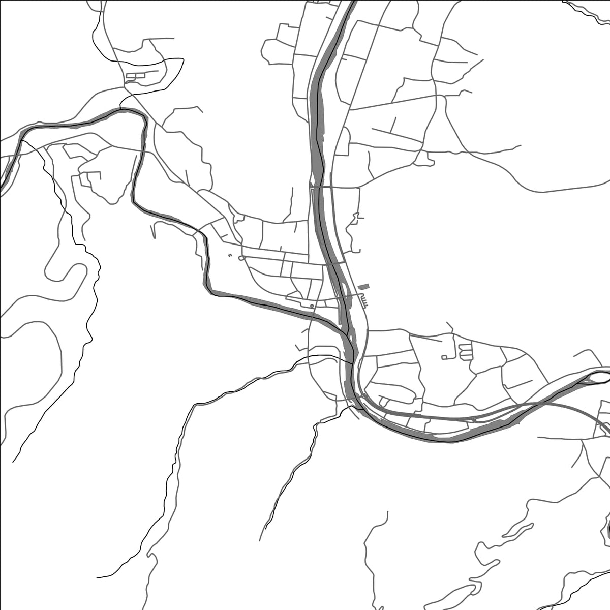 ROAD MAP OF DAIGO, JAPAN BY MAPBAKES