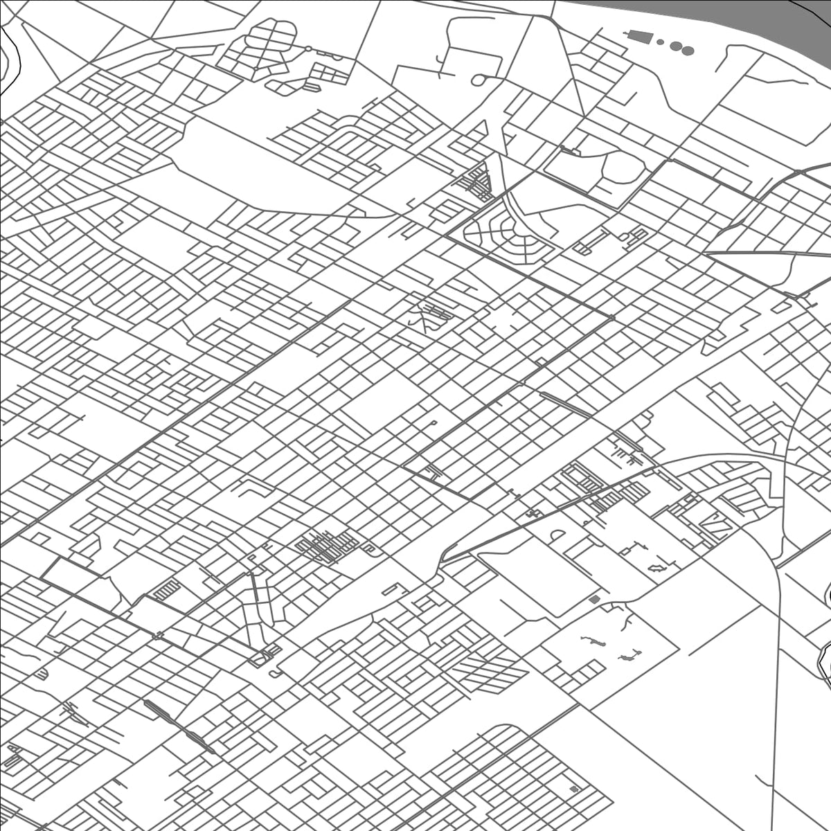 ROAD MAP OF EBETSU, JAPAN BY MAPBAKES
