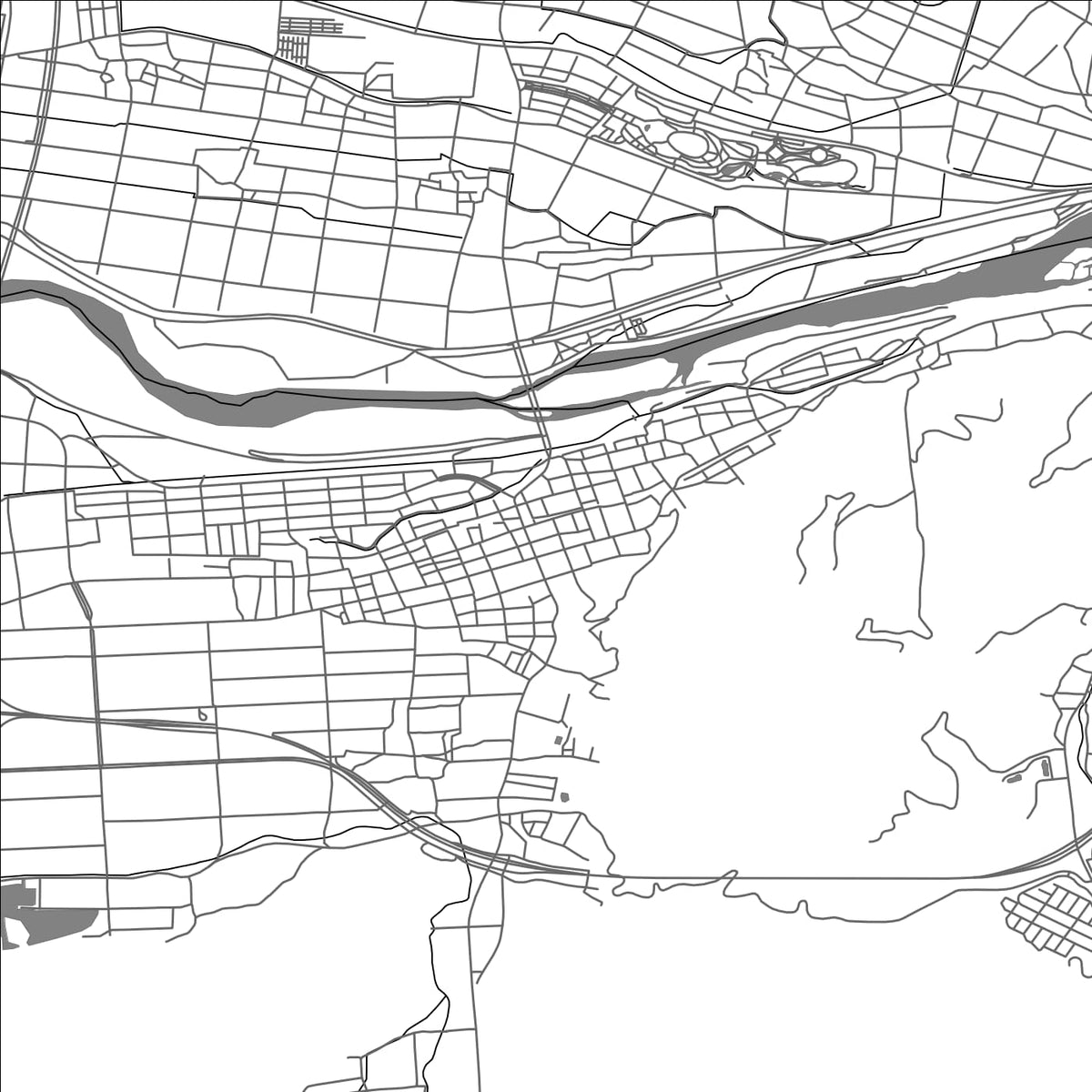 ROAD MAP OF EIHEIJI, JAPAN BY MAPBAKES