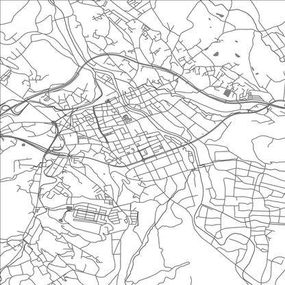 ROAD MAP OF ENA, JAPAN BY MAPBAKES