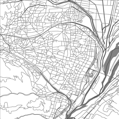 ROAD MAP OF FUJIKAWA, JAPAN BY MAPBAKES
