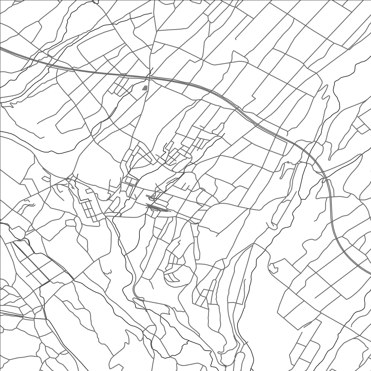 ROAD MAP OF FUJIMI NAGANO, JAPAN BY MAPBAKES