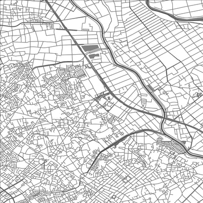 ROAD MAP OF FUJIMI SAITAMA, JAPAN BY MAPBAKES