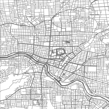 ROAD MAP OF FUKUI, JAPAN BY MAPBAKES