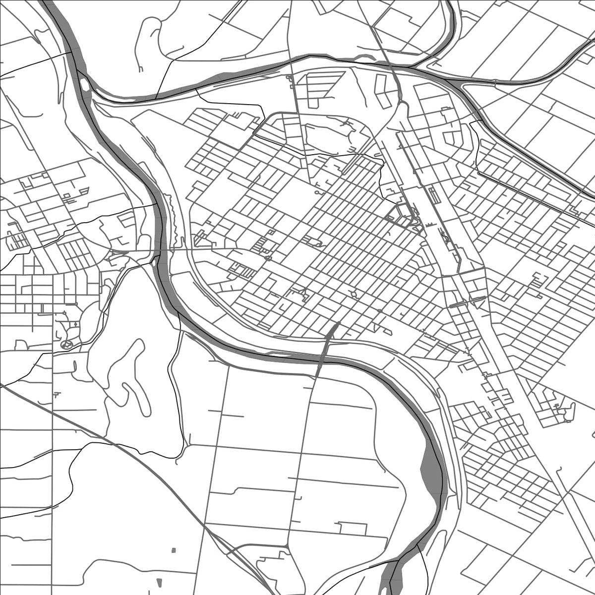 ROAD MAP OF FURANO, JAPAN BY MAPBAKES