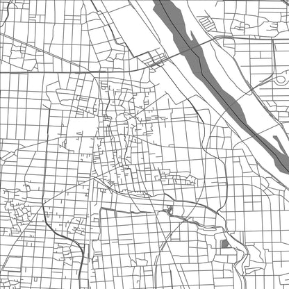 ROAD MAP OF GODO, JAPAN BY MAPBAKES