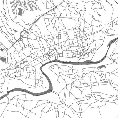ROAD MAP OF GOJO, JAPAN BY MAPBAKES
