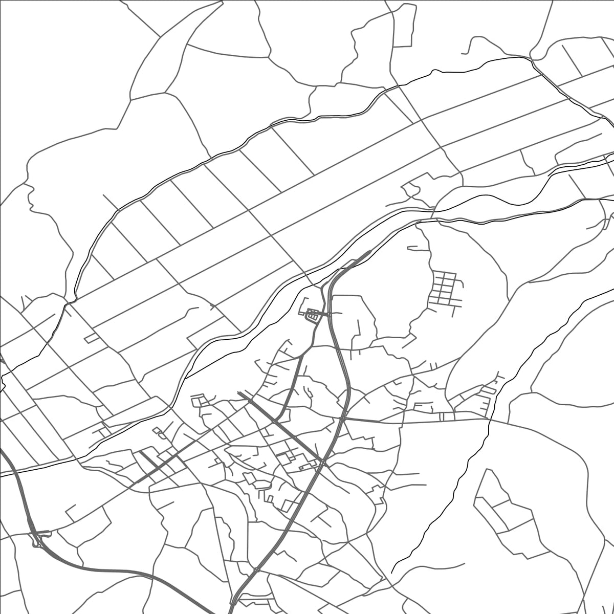 ROAD MAP OF GONOHE, JAPAN BY MAPBAKES