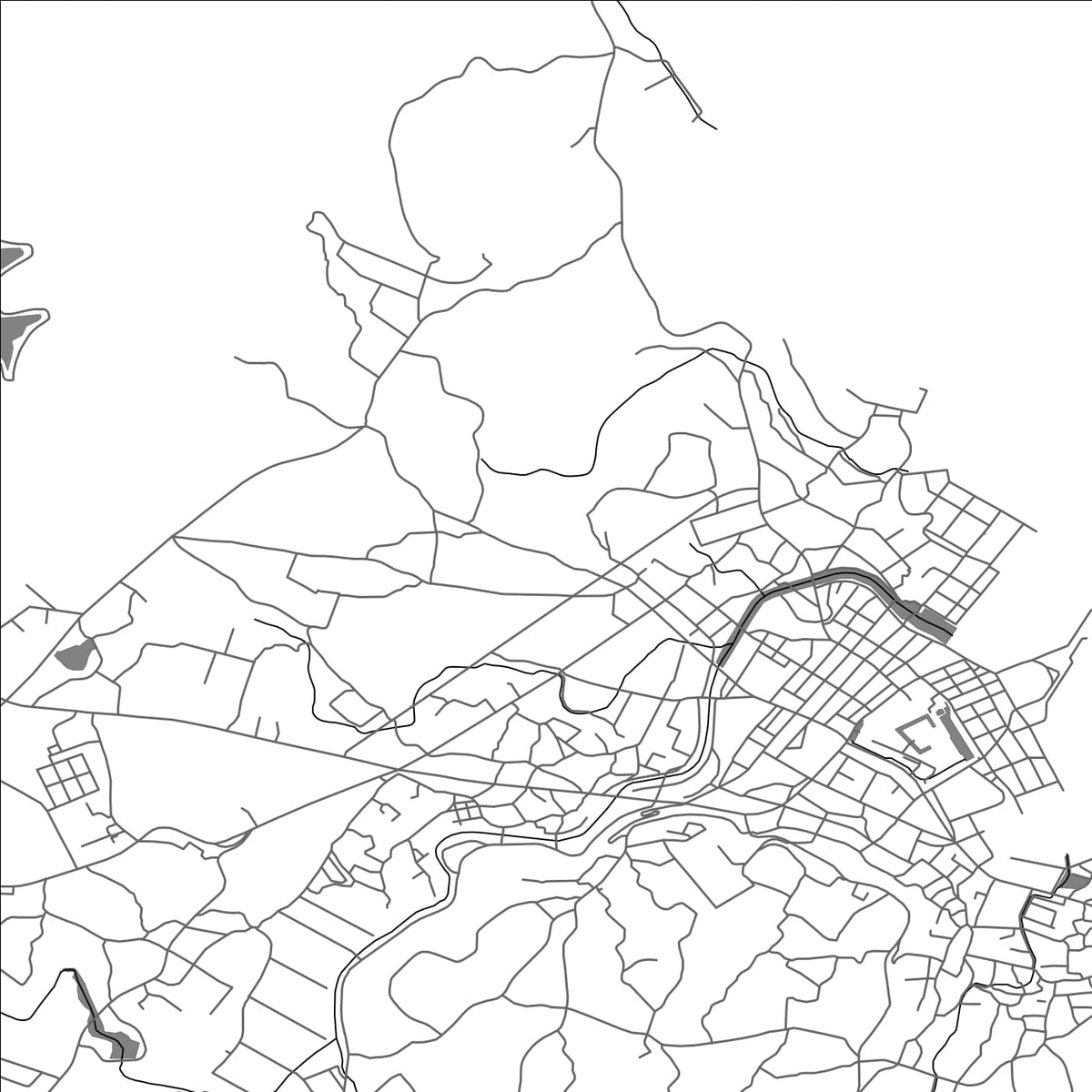 ROAD MAP OF GOTO, JAPAN BY MAPBAKES