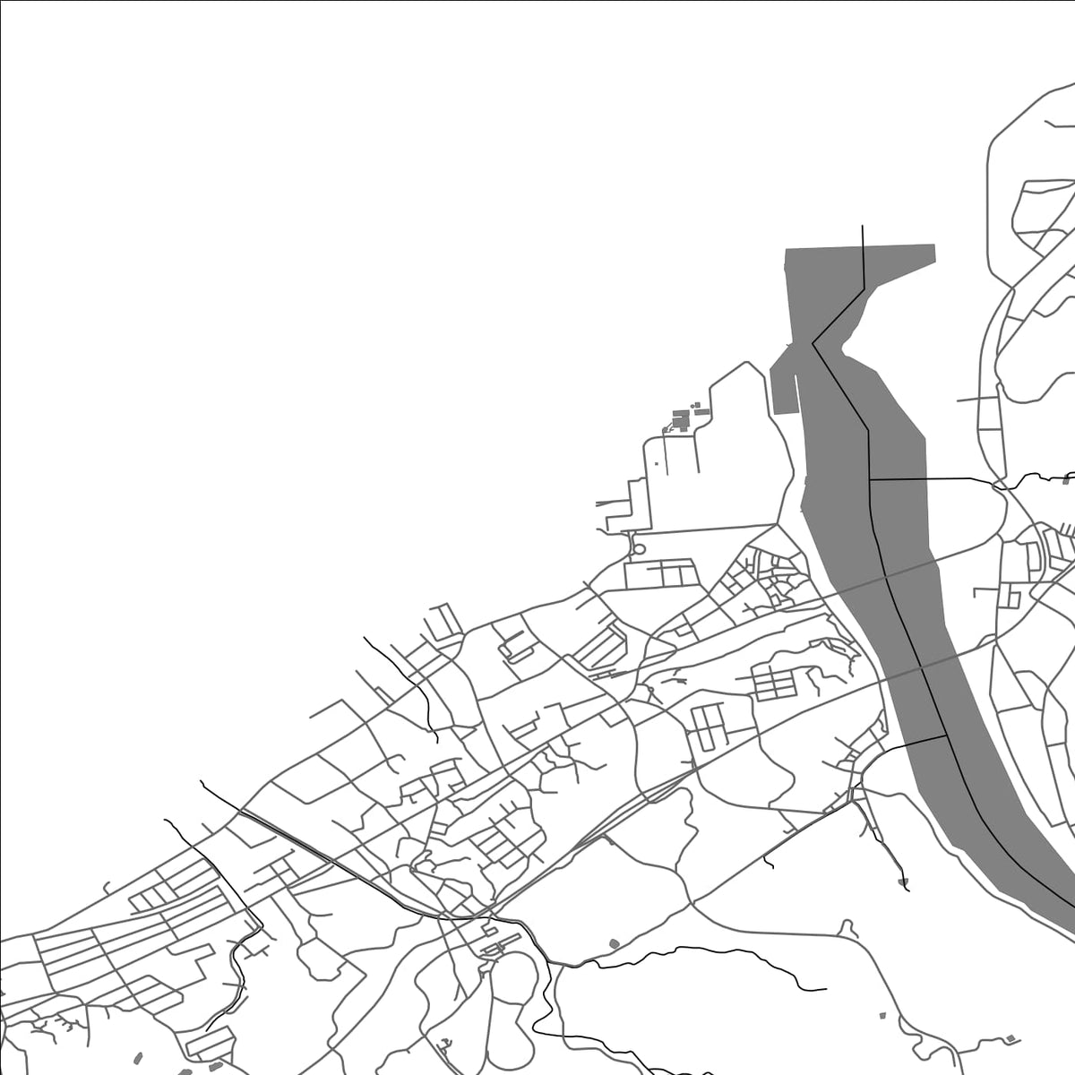 ROAD MAP OF GOTSU, JAPAN BY MAPBAKES