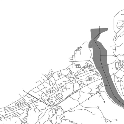 ROAD MAP OF GOTSU, JAPAN BY MAPBAKES
