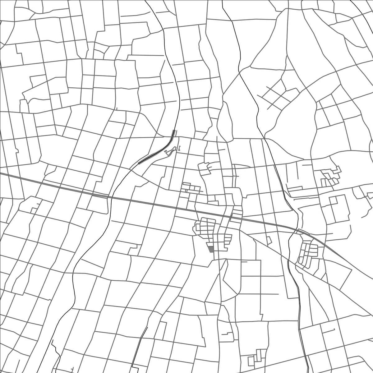 ROAD MAP OF HAGA, JAPAN BY MAPBAKES