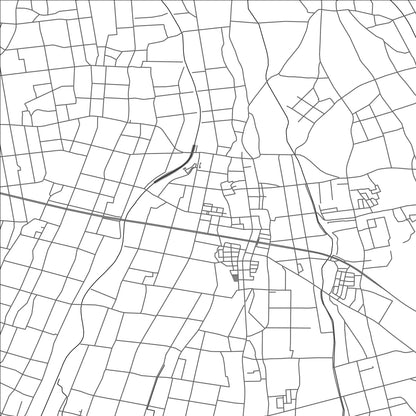 ROAD MAP OF HAGA, JAPAN BY MAPBAKES