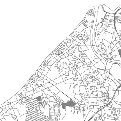 ROAD MAP OF HANNAN, JAPAN BY MAPBAKES