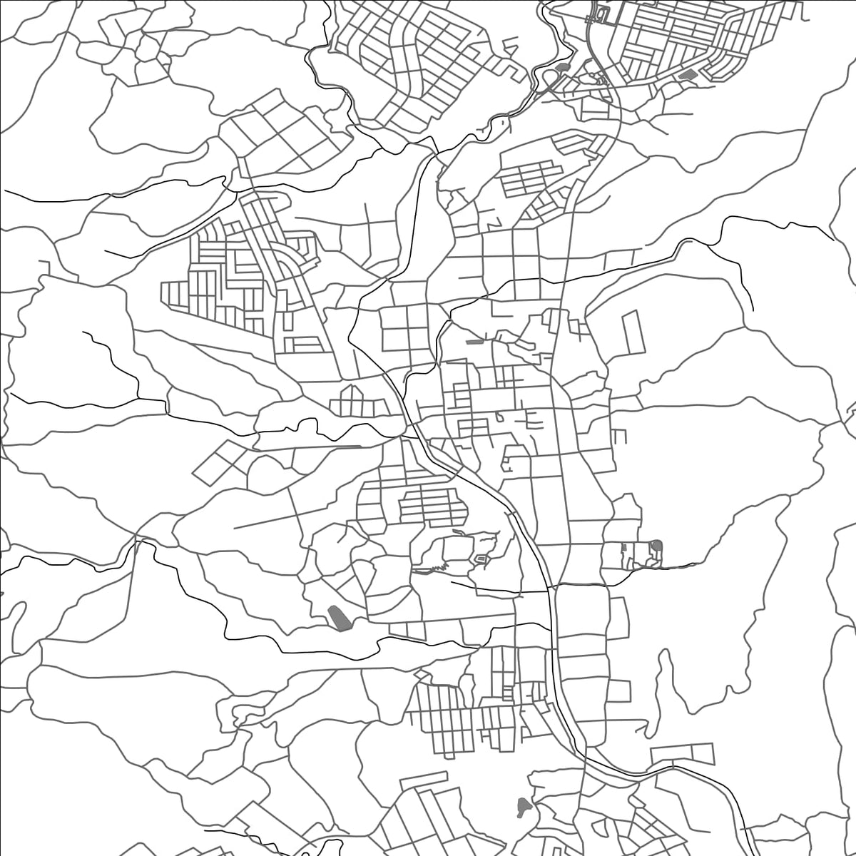 ROAD MAP OF HEGURI, JAPAN BY MAPBAKES