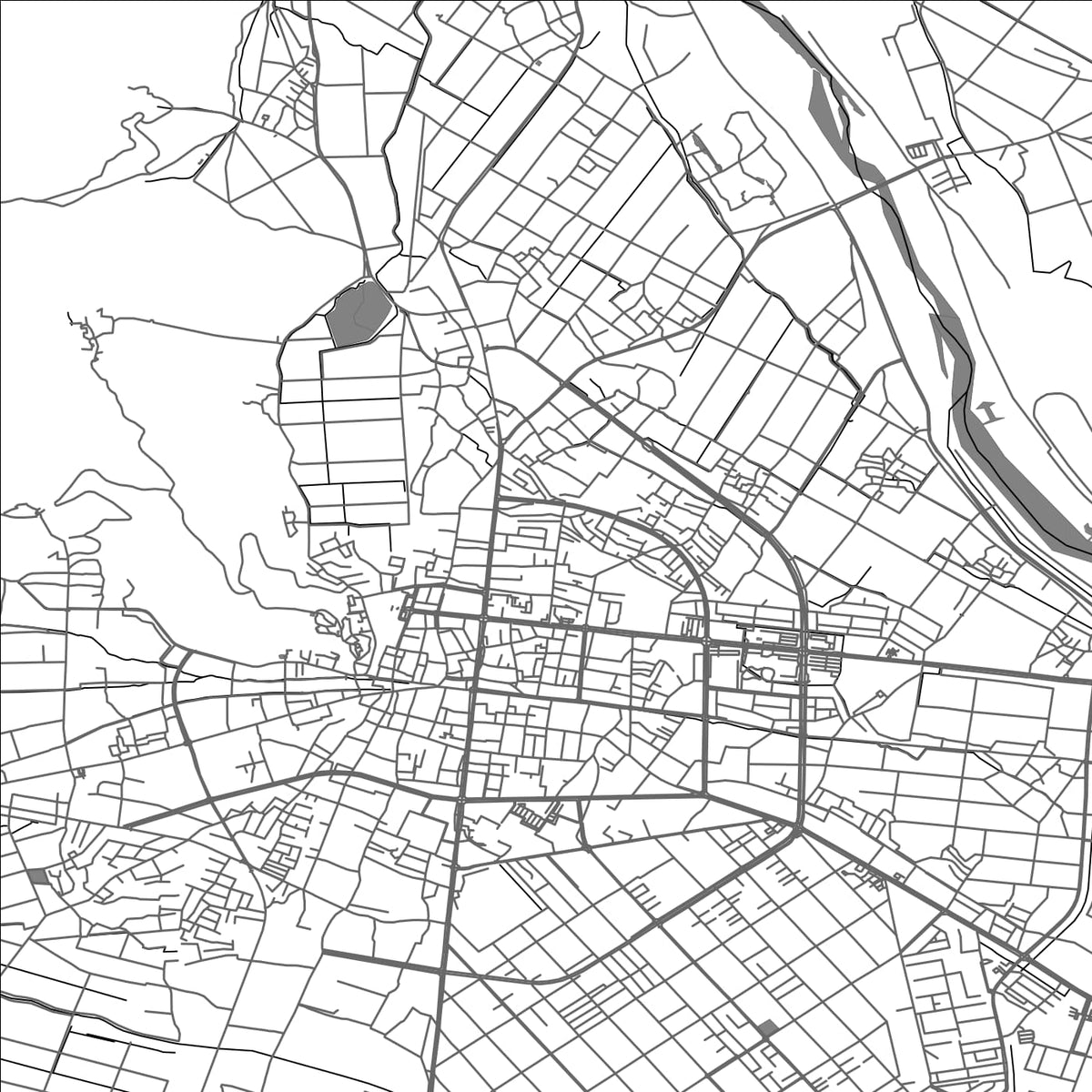 ROAD MAP OF HIGASHIOMI, JAPAN BY MAPBAKES