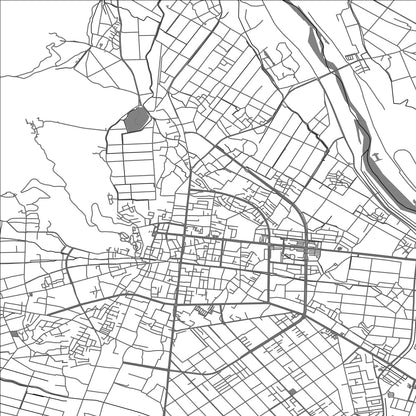 ROAD MAP OF HIGASHIOMI, JAPAN BY MAPBAKES