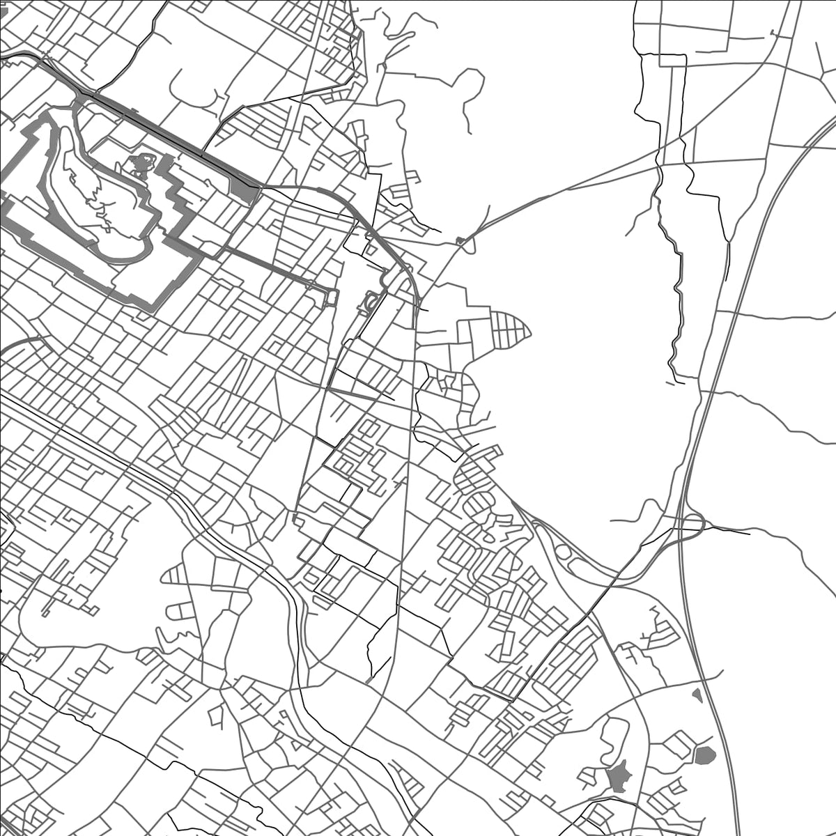 ROAD MAP OF HIKONE, JAPAN BY MAPBAKES