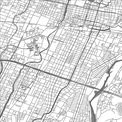 ROAD MAP OF HIMEJI, JAPAN BY MAPBAKES
