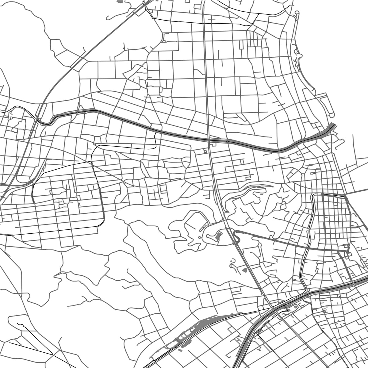 ROAD MAP OF HIMI, JAPAN BY MAPBAKES