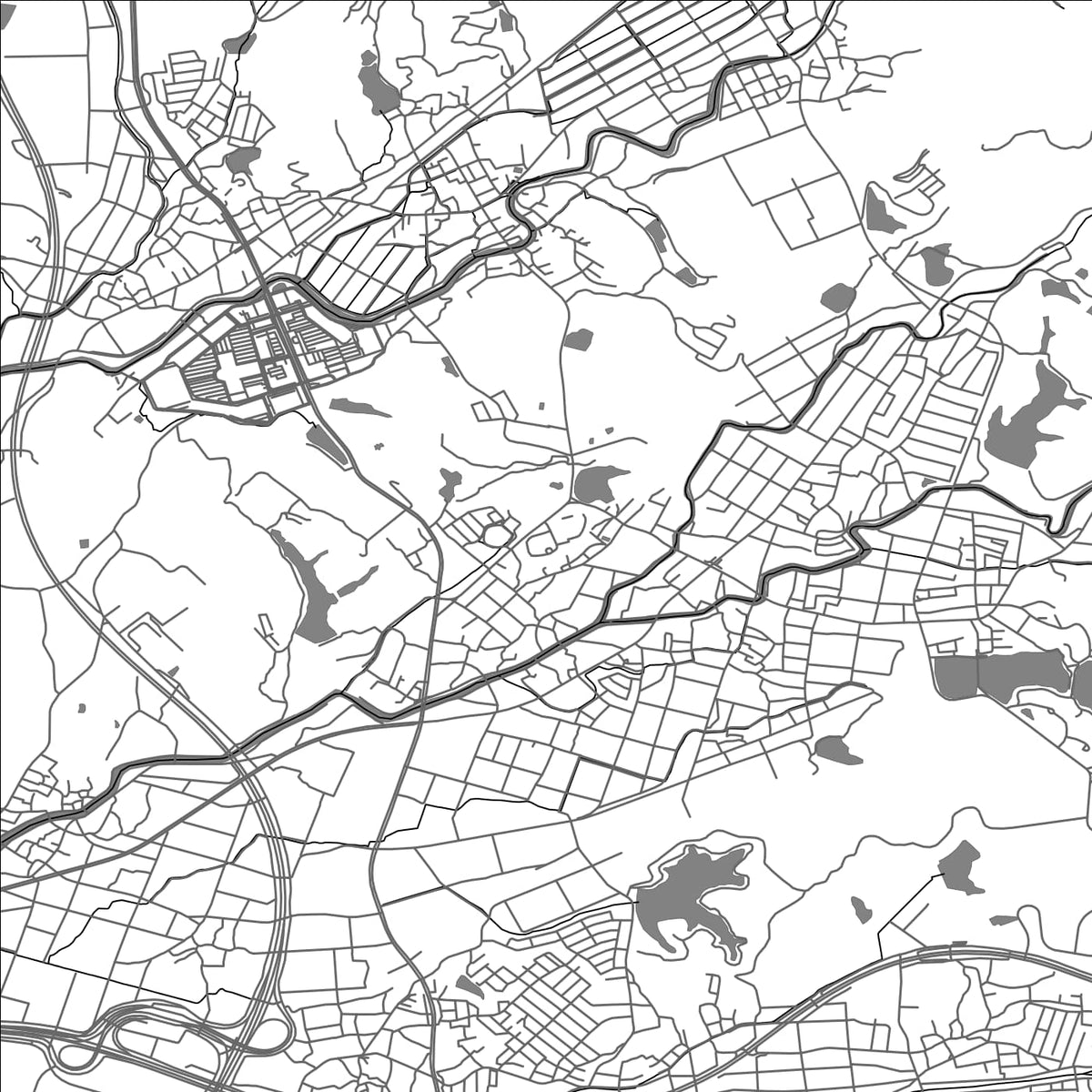 ROAD MAP OF HIRAYAMA, JAPAN BY MAPBAKES