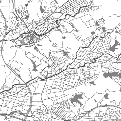 ROAD MAP OF HIRAYAMA, JAPAN BY MAPBAKES