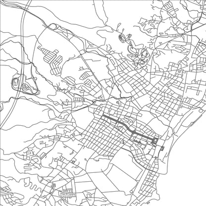ROAD MAP OF HITACHI, JAPAN BY MAPBAKES