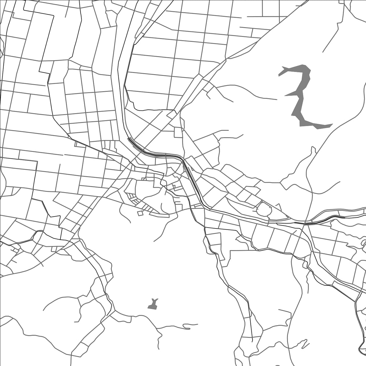 ROAD MAP OF HODATSUSHIMIZU, JAPAN BY MAPBAKES