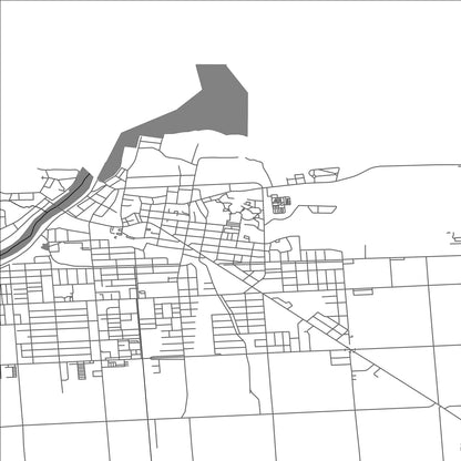 ROAD MAP OF HONMACHI, JAPAN BY MAPBAKES