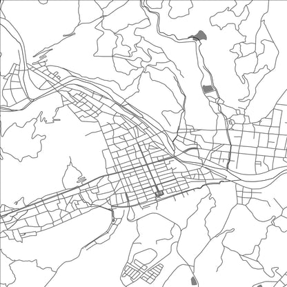 ROAD MAP OF IBARA, JAPAN BY MAPBAKES