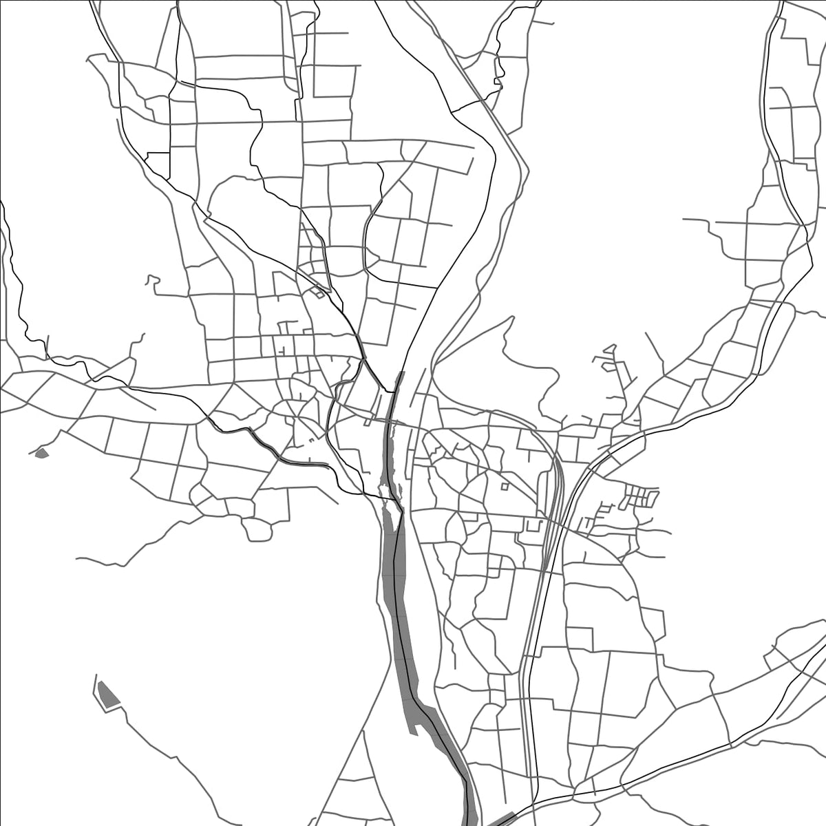 ROAD MAP OF ICHIKAWA, JAPAN BY MAPBAKES