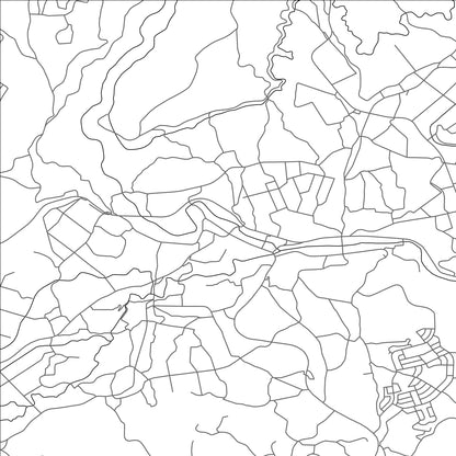 ROAD MAP OF IIZUNA, JAPAN BY MAPBAKES