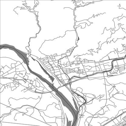 ROAD MAP OF INO, JAPAN BY MAPBAKES