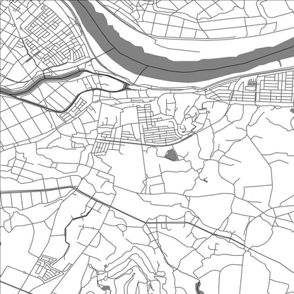 ROAD MAP OF INZAI, JAPAN BY MAPBAKES