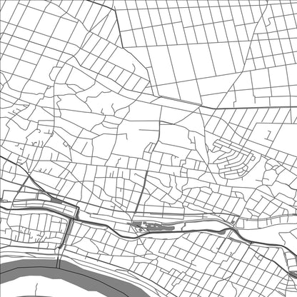 ROAD MAP OF ITAKURA, JAPAN BY MAPBAKES