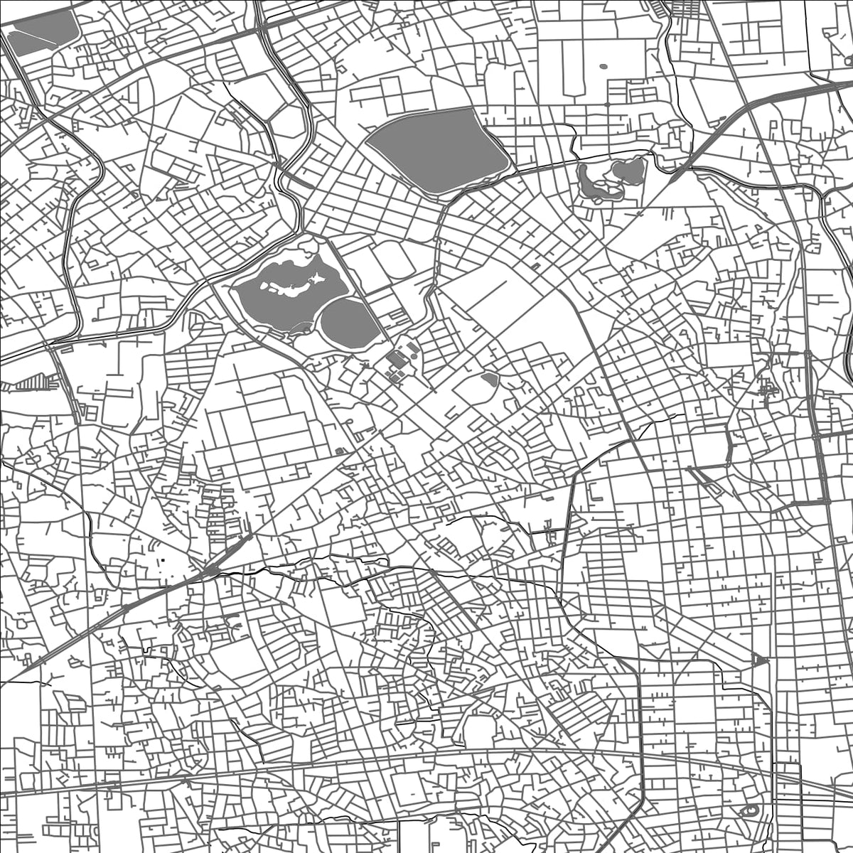 ROAD MAP OF ITAMI, JAPAN BY MAPBAKES