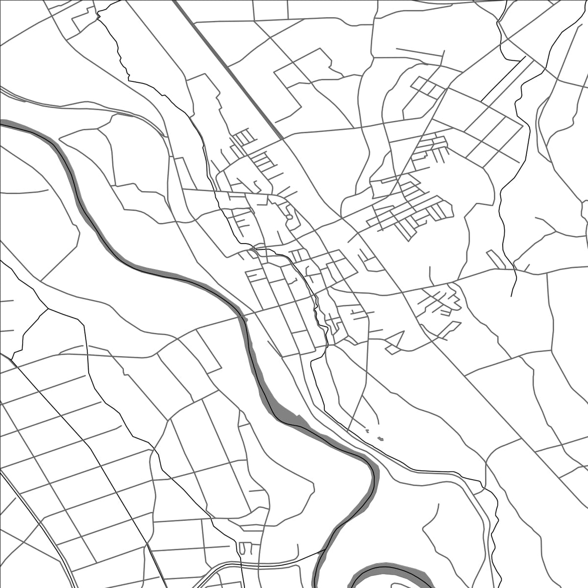 ROAD MAP OF ITAYANAGI, JAPAN BY MAPBAKES