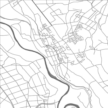 ROAD MAP OF ITAYANAGI, JAPAN BY MAPBAKES