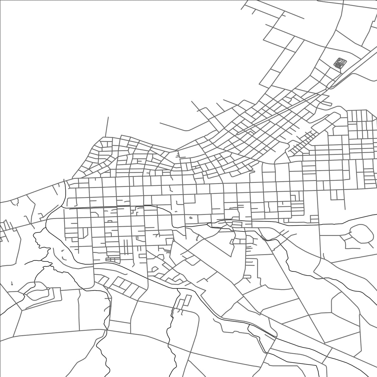 ROAD MAP OF IWANAI, JAPAN BY MAPBAKES