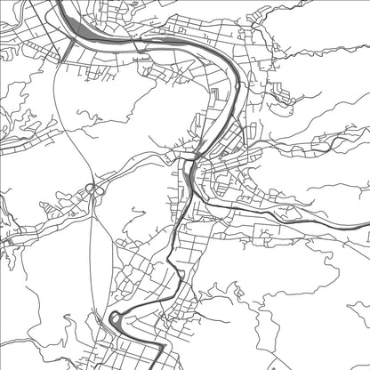 ROAD MAP OF IZU, JAPAN BY MAPBAKES