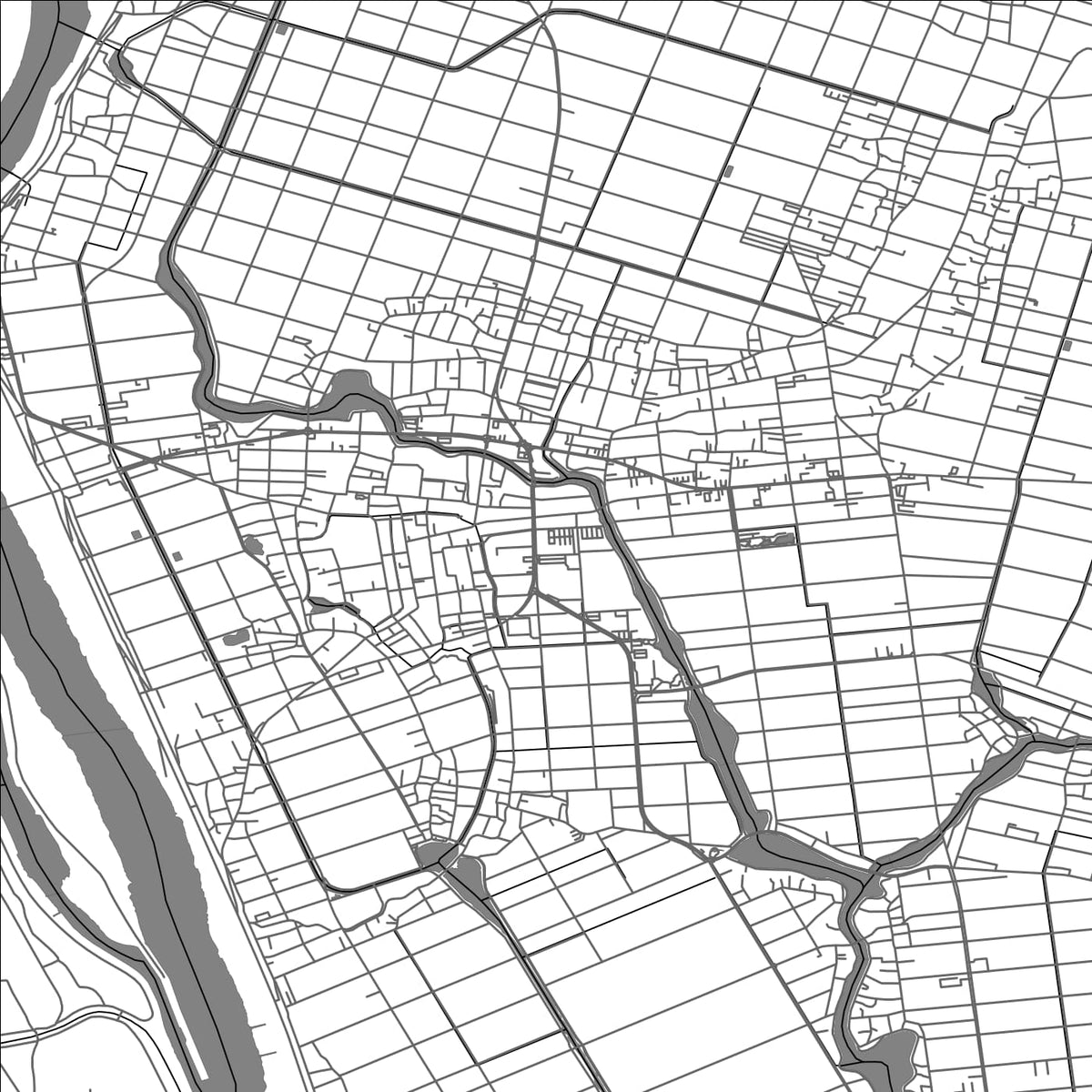 ROAD MAP OF KAIZU, JAPAN BY MAPBAKES