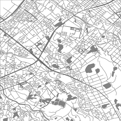 ROAD MAP OF KAIZUKA, JAPAN BY MAPBAKES